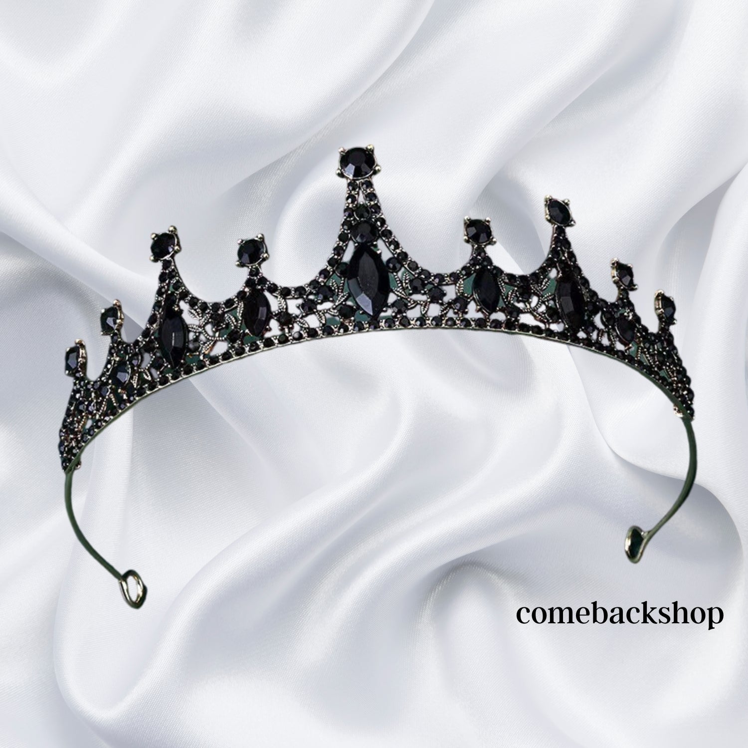 Vintage Baroque Rhinestone Crystal Bridal Crown - Elegant Wedding Headpiece for Brides, Princess-Themed Parties & Photo Shoots