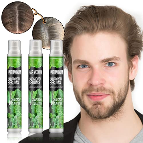 Herbal Hair Growth Essence Spray - Anti Hair Loss Serum for Fast Hair Regrowth, Strengthens & Nourishes Hair Roots | Promotes Thicker Hair & Fuller Hairline | Perfect for Daily Scalp Care & Hair Thinning Solutions