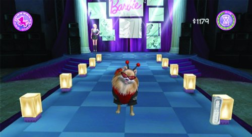 Barbie Groom and Glam Pups Wii Game - Fun Pet Grooming & Styling Adventure for Kids - Perfect for Family Game Night & Birthday Gifts