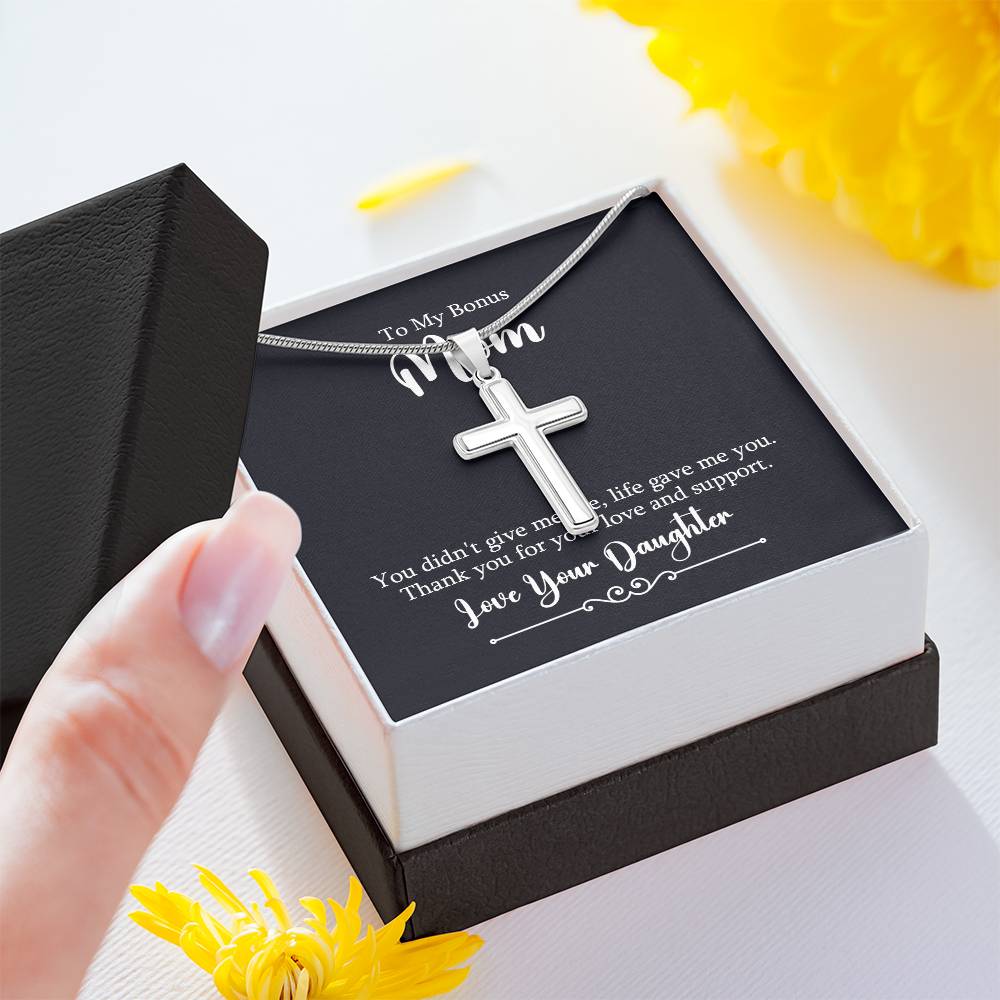 Beautiful Cross Necklace for Mother-in-Law - Thoughtful Gift from Daughter - Perfect for Birthdays, Anniversaries & Special Occasions