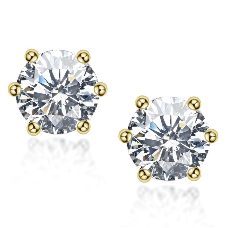 Moissanite Earrings for Women - Durable & Sparkling Moissanite Jewelry - Perfect for Weddings, Parties & Everyday Wear