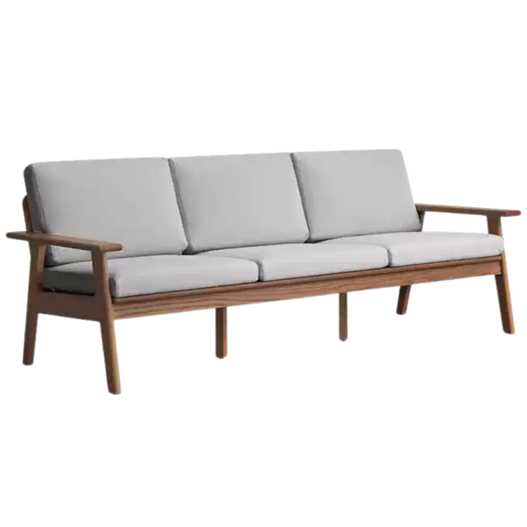 94.4x32.6x32.6 inch / 240x83.2x83.5cm / Walnut color / oak large three-person seat board six colors optional