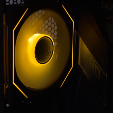 Lian Li UNI FAN Infinity SL INF120 Single Black - 120mm RGB PC Case Fan with Mirror Effect & Addressable LED - Perfect for Gaming PC Builds and Custom Cooling Setups