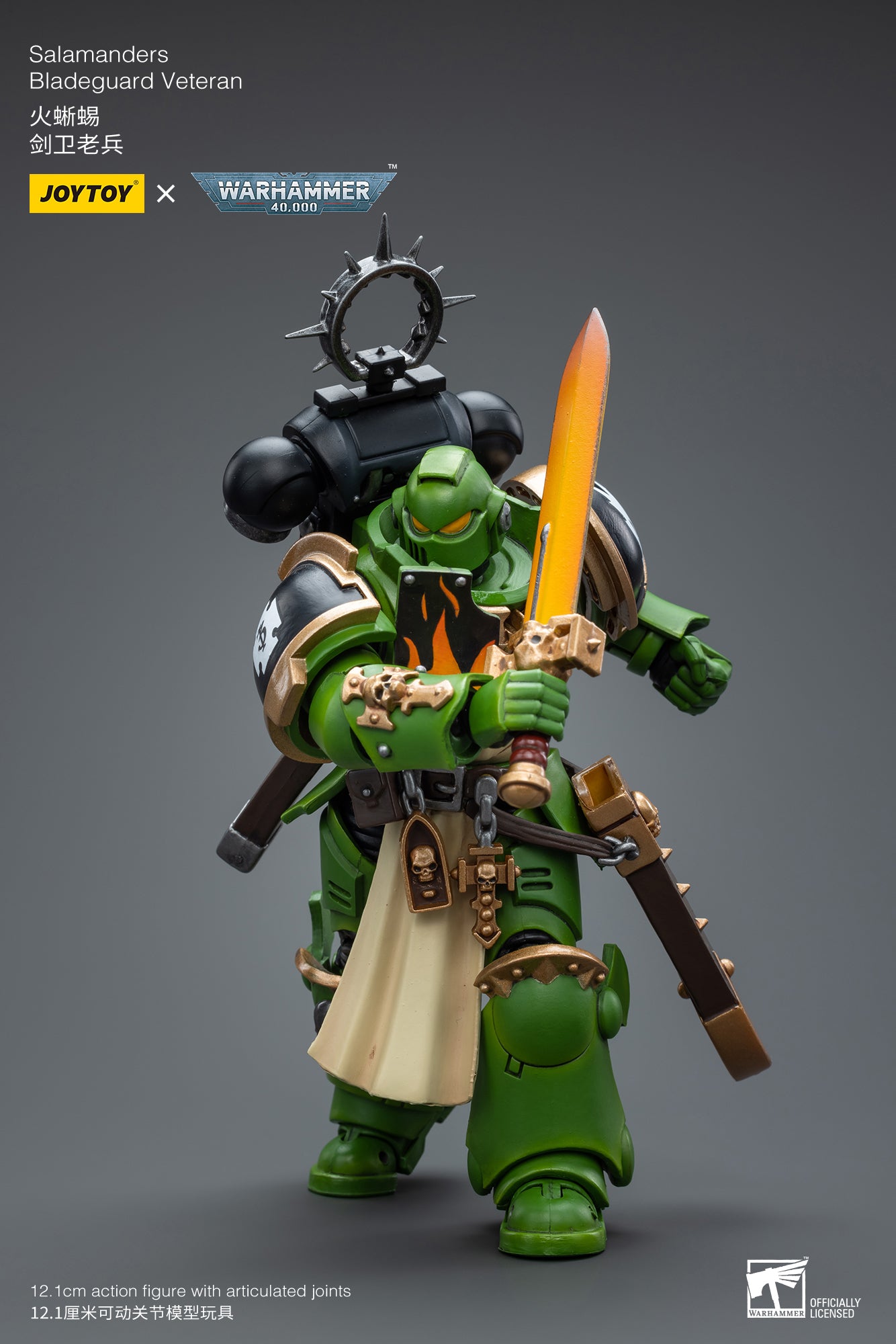 JOYTOY 1/18 Scale Warhammer 40K Bladeguard Veteran Action Figure - Collectible Miniature for Warhammer Fans, Tabletop Gaming & Display