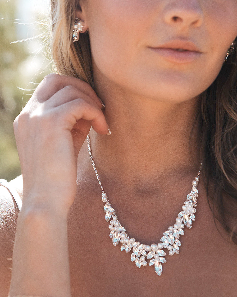 Gwyneth Jewelry Set - Elegant Necklace & Earrings for Women | Perfect for Weddings, Parties & Date Nights | 925 Sterling Silver Fashion Jewelry Gift Set