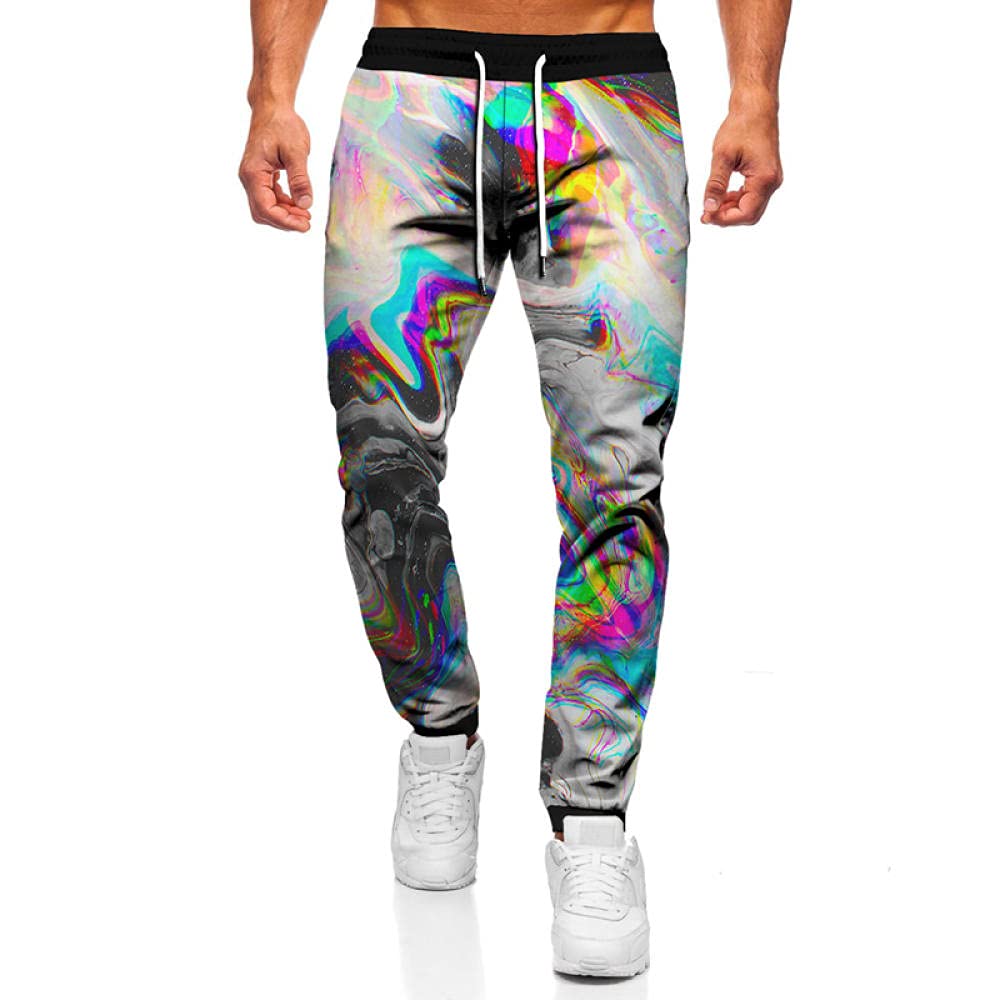 3D Printed Sweatpants for Men & Women - Fashionable Casual Trousers with Colorful Designs, Comfortable Tracksuits for Spring & Autumn - Perfect for Gym, Lounge, Streetwear & Daily Wear