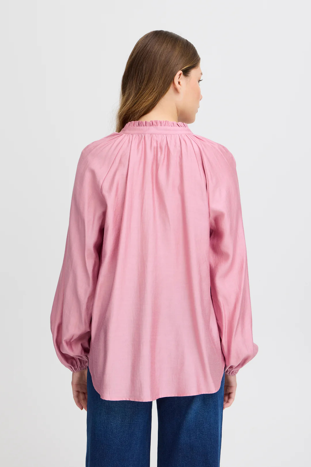 Carol Blouse (Lilac) - Women's Elegant Floral Print Blouse for Casual Wear & Office Outfits | Perfect for Spring & Summer Fashion