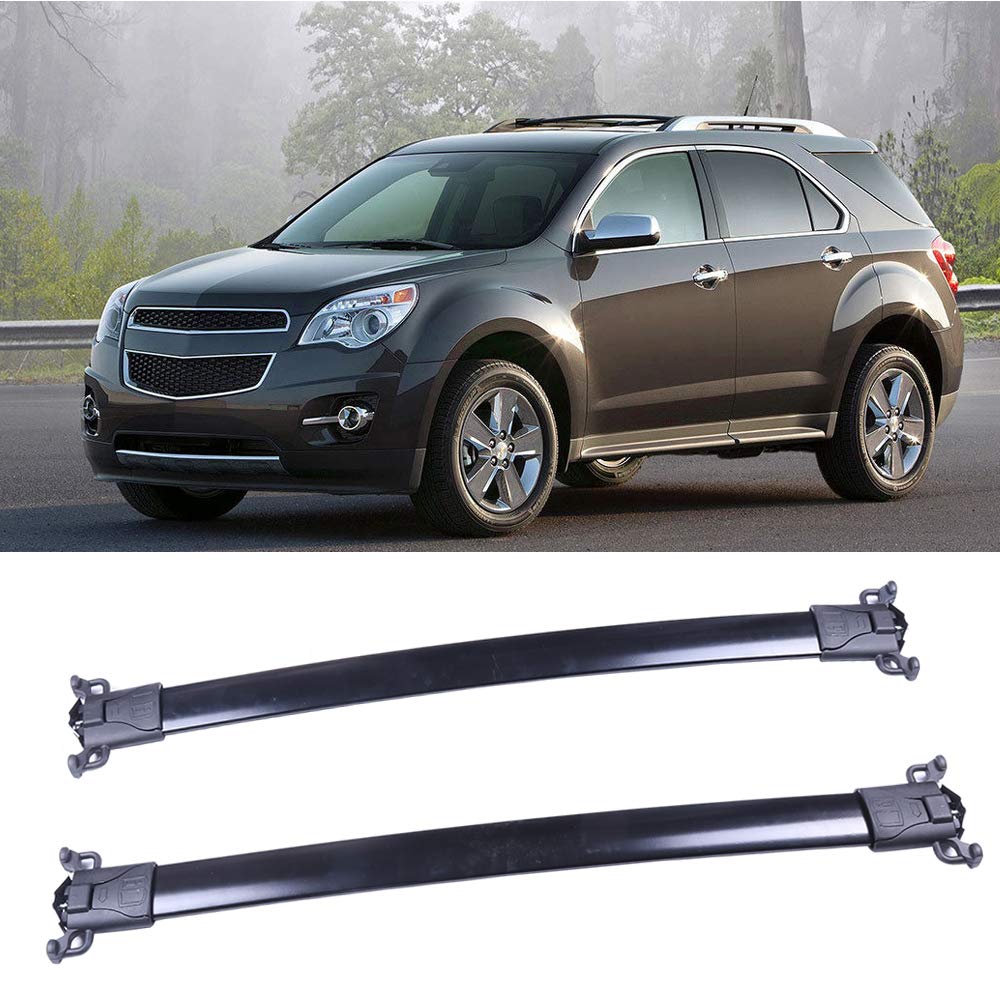 Chevrolet Equinox GMC Terrain Roof Rack Cross Bars (2010-2017) - Heavy Duty Car Top Cargo Carrier for Luggage, Bikes & Kayaks - Perfect for Road Trips, Camping & Outdoor Adventures