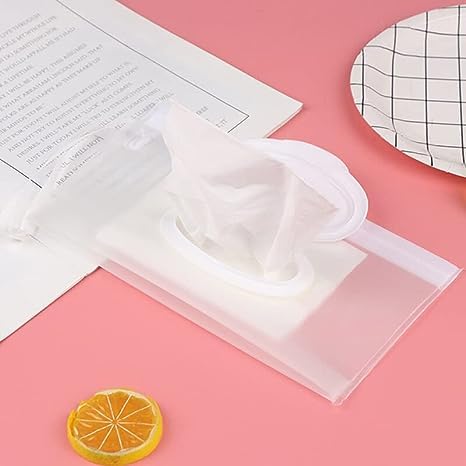 Portable Baby Wipe Travel Case - Refillable Moist Wipes Holder for Diaper Bags & On-the-Go | Keeps Wipes Fresh & Moist | Perfect for Travel, Stroller, Car & Diaper Changing
