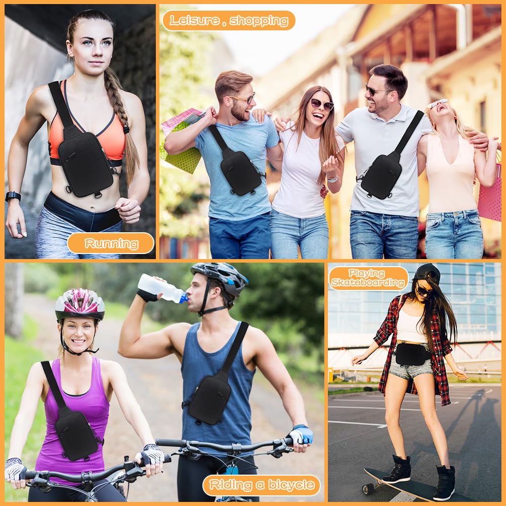 Waterproof Chest Bag for Men & Women - Lightweight Sling Backpack for Hiking, Cycling, Camping & Outdoor Sports | Perfect for Travel, Gym & Everyday Use
