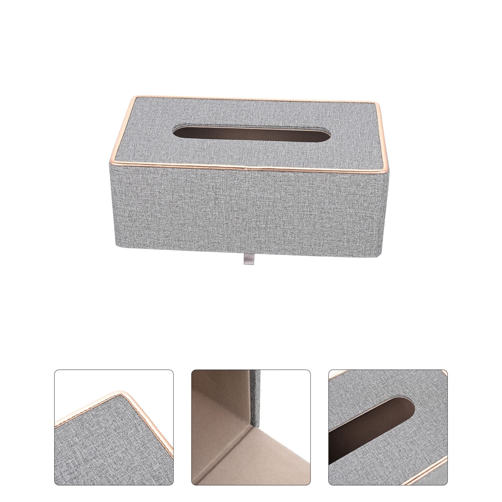 Premium Paper Towel Holder & Tissue Box Organizer - Sturdy Storage Container for Napkins, Tissues & Paper Rolls - Perfect for Kitchen, Bathroom & Office Organization