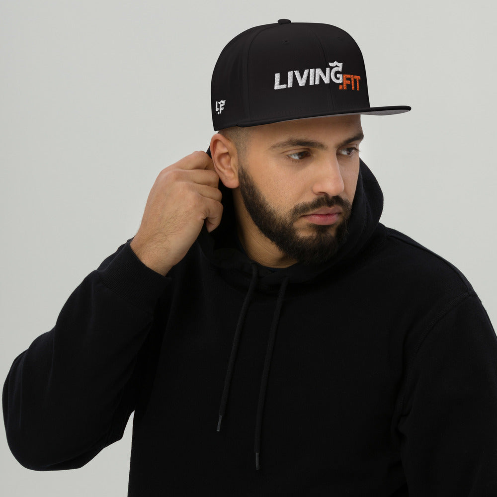 LivingFit Snapback Hat - Adjustable Unisex Baseball Cap for Men & Women - Perfect for Outdoor Sports, Running, Hiking & Casual Wear