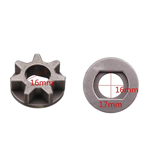 M14/M16 Chainsaw Gear Replacement for 115/125/150/180 Angle Grinders - Compatible with Various Chainsaw Models (Color: M16) - Perfect for DIY Repairs & Professional Woodworking Projects