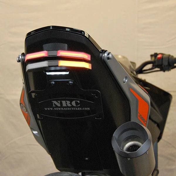 KTM 790/890 Duke Fender Eliminator Kit (2018-2023) - Rear Tail Tidy License Plate Bracket for Motorcycle Customization & Street Legal Compliance