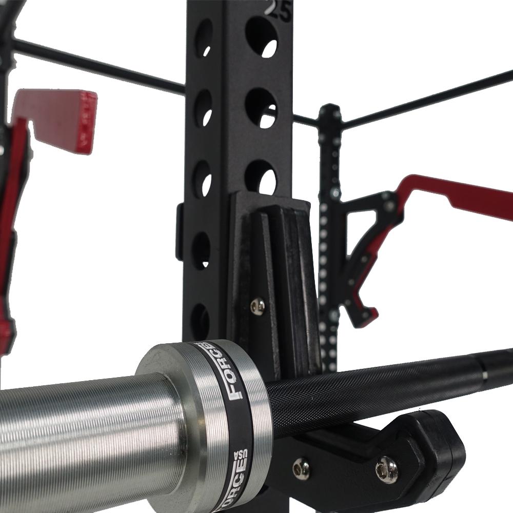Force USA MyRack Sandwich J Hook - Heavy Duty Weightlifting Barbell Hooks for Power Rack - Perfect for Home Gym Strength Training & CrossFit Workouts