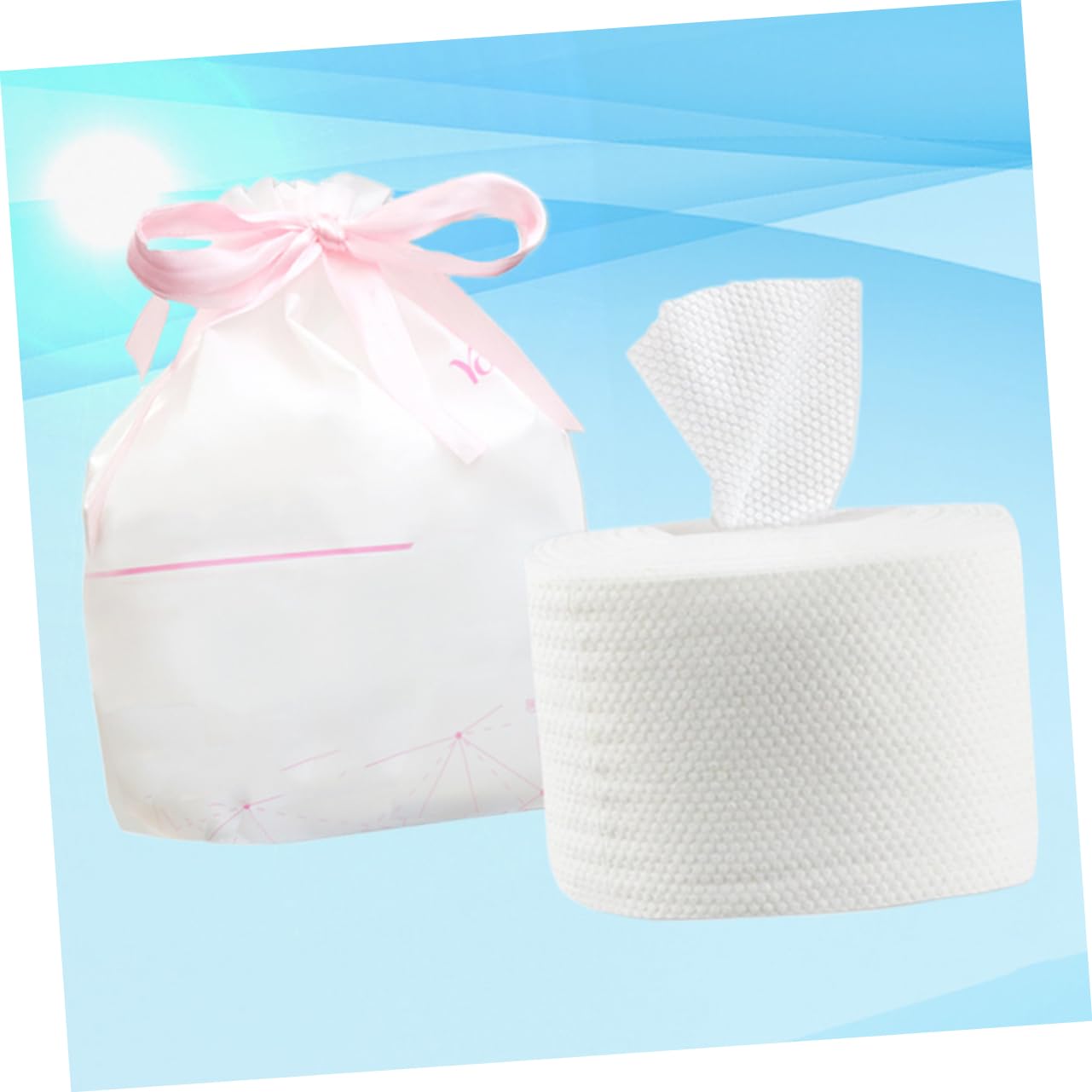40Pcs Dual-Use Makeup Remover Wipes & Face Towels for Women - Travel & Daily Skincare