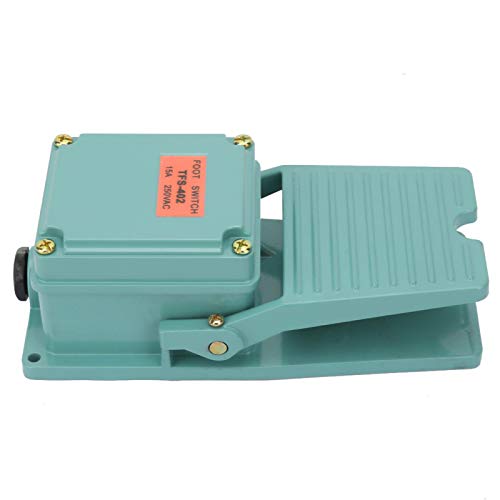 Durable Aluminum Alloy Foot Pedal Switch - Non-Slip Treadle Control for Grinder & Lathe Machines | Perfect for Metalworking, Woodworking & Industrial Applications