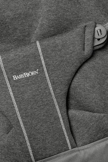 BabyBjorn Fabric Seat for Bouncer Bliss - 3D Jersey Charcoal Grey | Comfortable & Washable Baby Bouncer Cover | Perfect for Newborns & Infants | Ideal for Nursery, Living Room & Travel Use