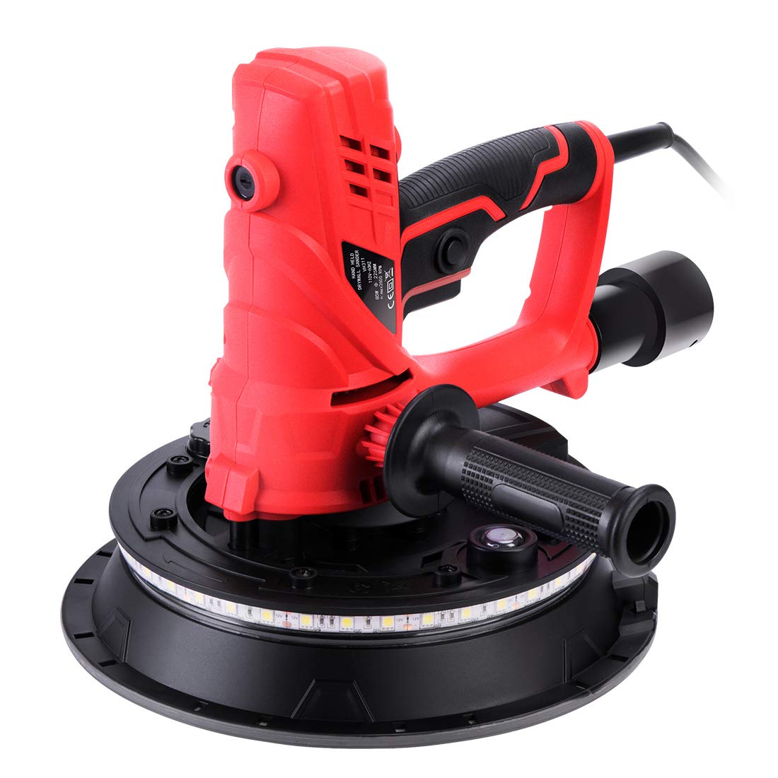 VIVOHOME 850W Electric Drywall Sander with Adjustable Speed, Auto Vacuum System, LED Light & Dust Bag - Perfect for Drywall Sanding, Wall Repair, Home Renovation & DIY Projects