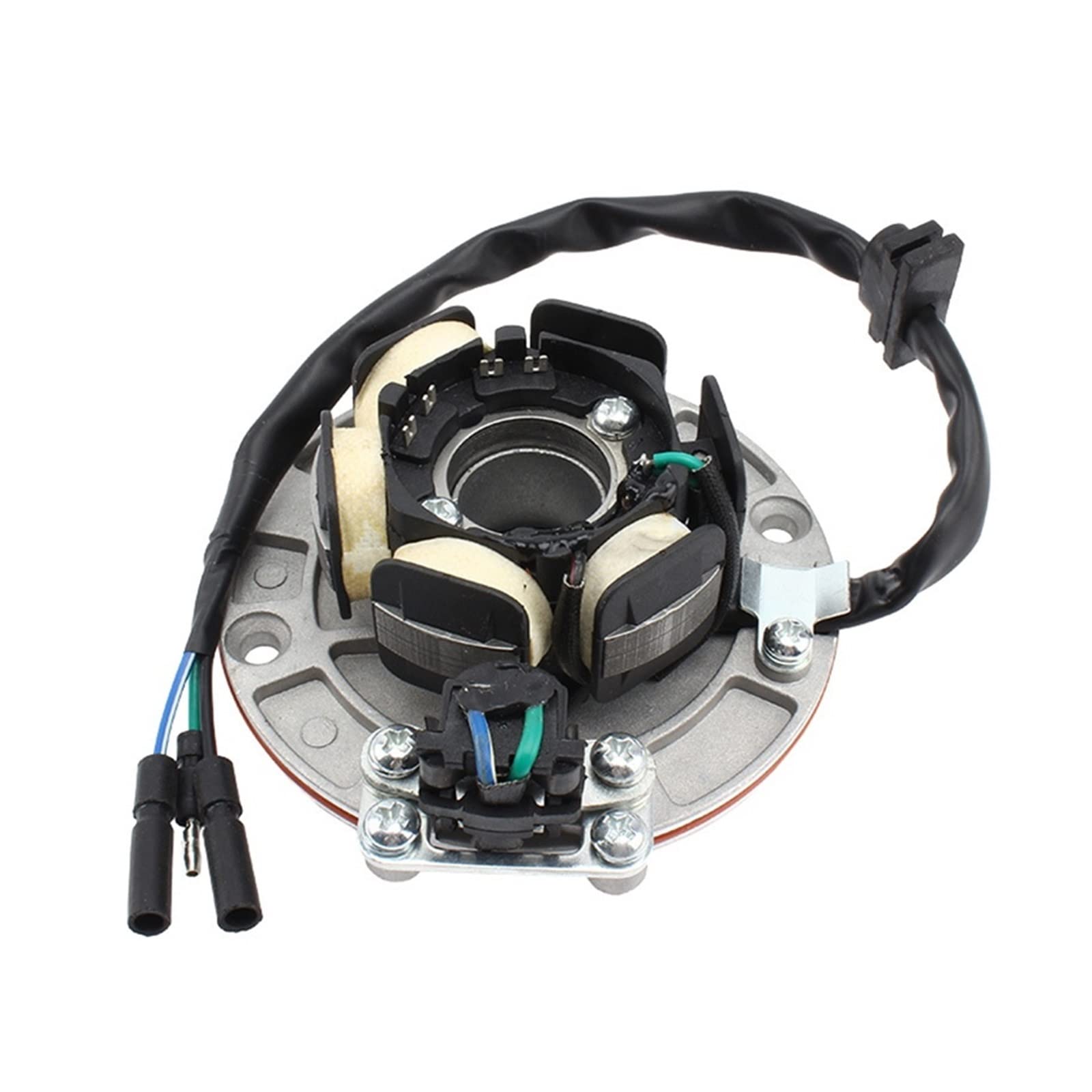 Zhengjc Motorcycle Magneto Generator Coil Ignition Stator - Compatible with YINXIANG 160CC 150CC Engines, ATVs, Scooters & Go Karts | High-Performance Replacement Part for Off-Road Vehicles & Small Engine Repair