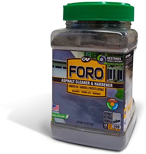 FORO Asphalt Cleaner & Hardener - 2.8 lbs for Outdoor Surfaces | Driveway & Parking Lot Maintenance