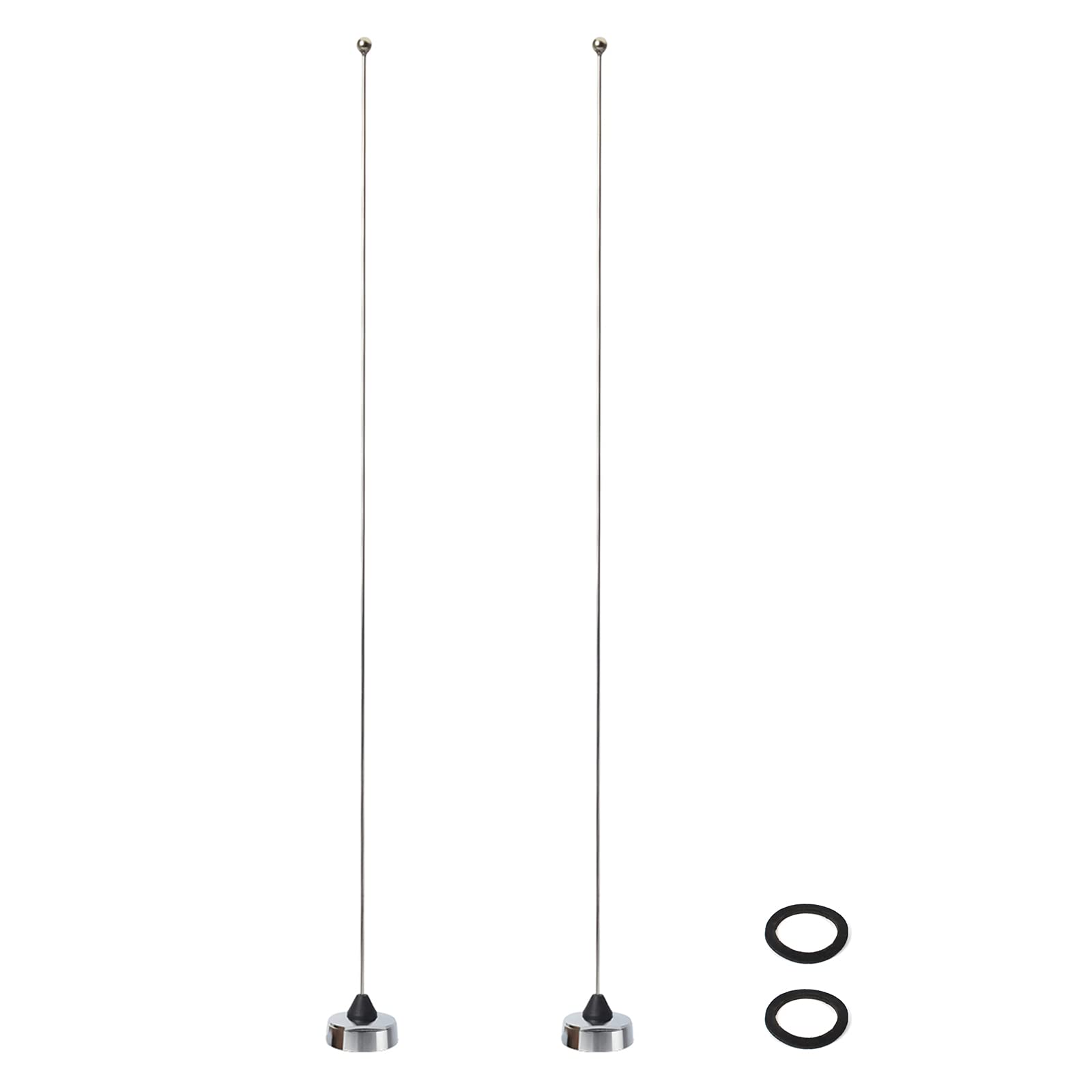 2-Pack VHF NMO Antenna 136-174MHz 2-Meter Mobile Radio Antenna for Amateur Ham, CB, Police Scanner - Perfect for Car, Truck, Boat & Emergency Communication