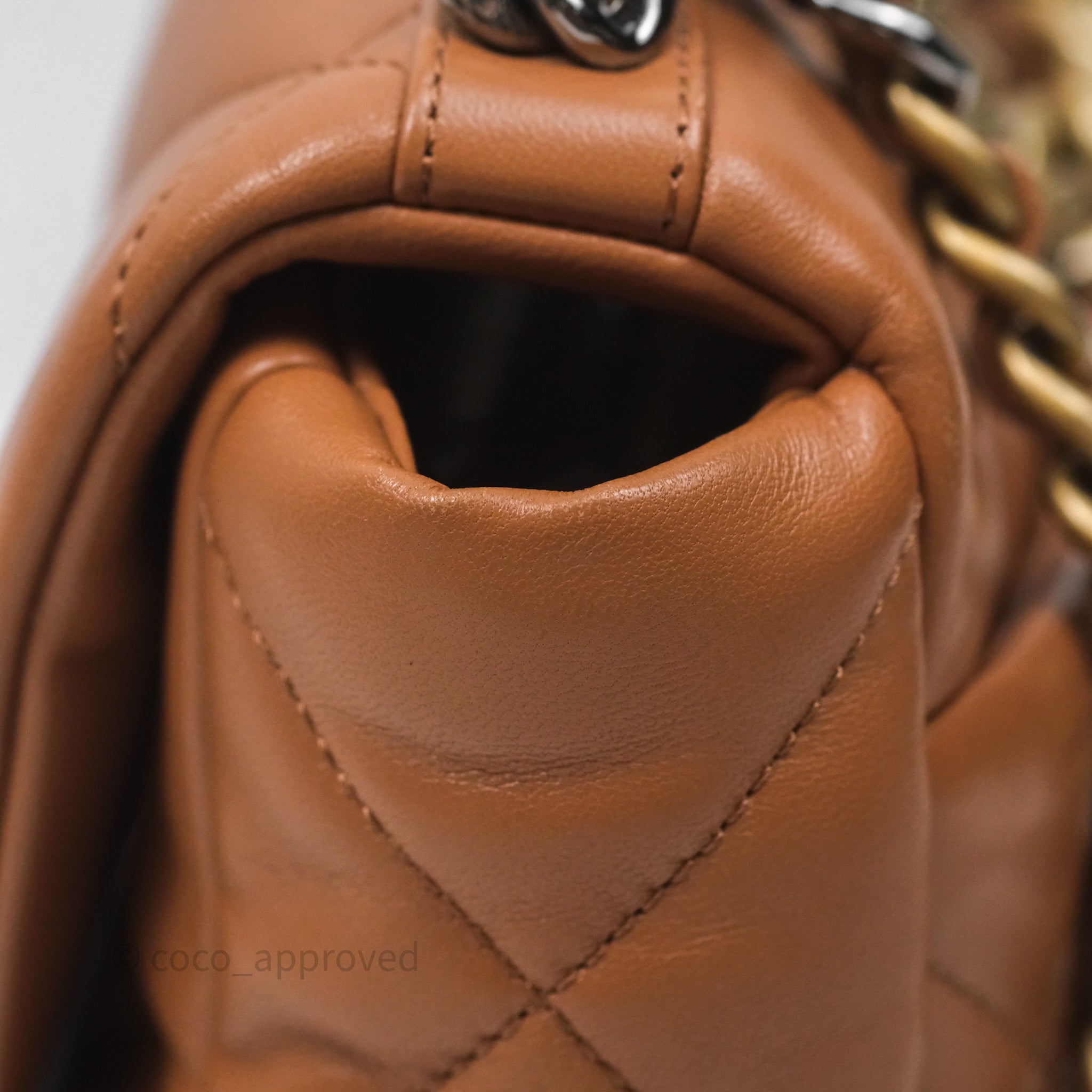 Chanel 19 Small Handbag in Caramel Dark Beige Brown with Mixed Hardware - Luxury Crossbody Bag for Women, Perfect for Date Night & Evening Events
