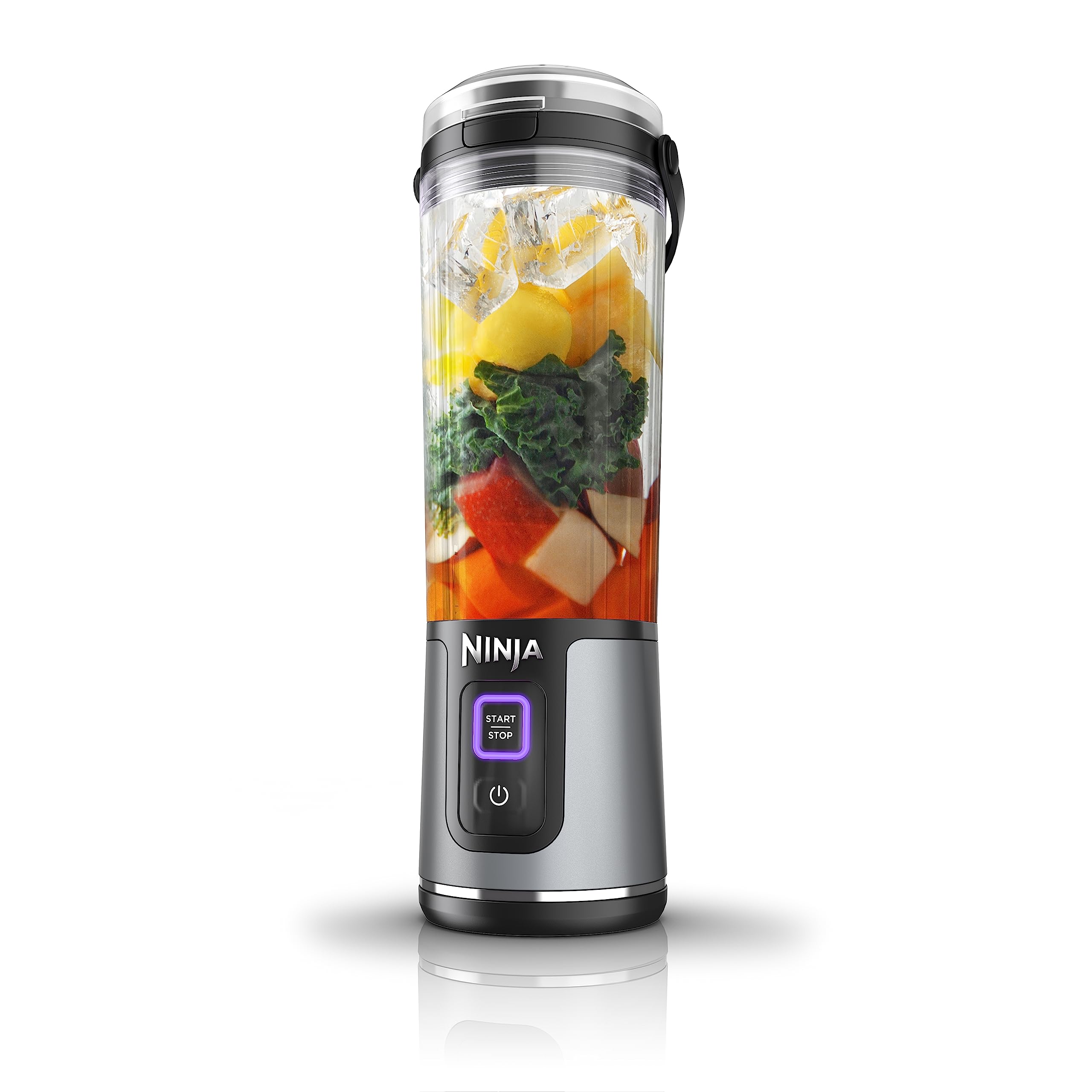 Ninja BC151BK Portable Blender - 18oz Cordless Personal Blender for Smoothies, Protein Shakes & Meal Prep | BPA Free, Leakproof Design with Sip Spout | USB-C Rechargeable & Dishwasher Safe | Perfect for Gym, Office & Travel | Black
