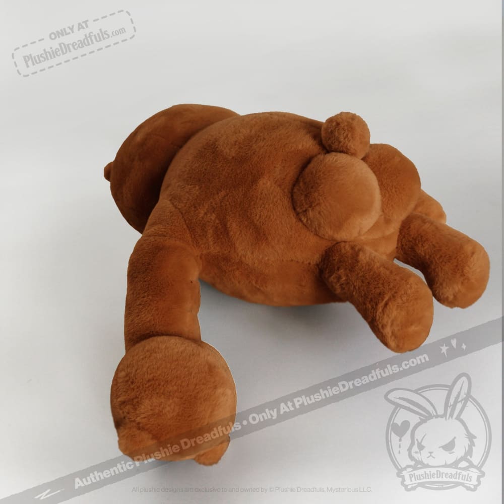 Plushie Dreadfuls Bearfisted Ripped Bear Stuffed Animal Toy - Cute Huggable Plush for Kids, Gift for Bear Lovers, Perfect for Bedroom Decor & Comfort