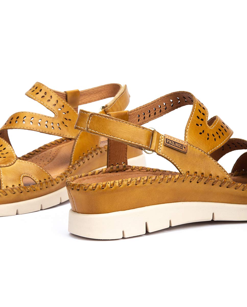 PIKOLINOS Women's Altea Leather Wedge Sandals - Comfortable & Stylish Summer Shoes for Beach, Travel & Casual Outings