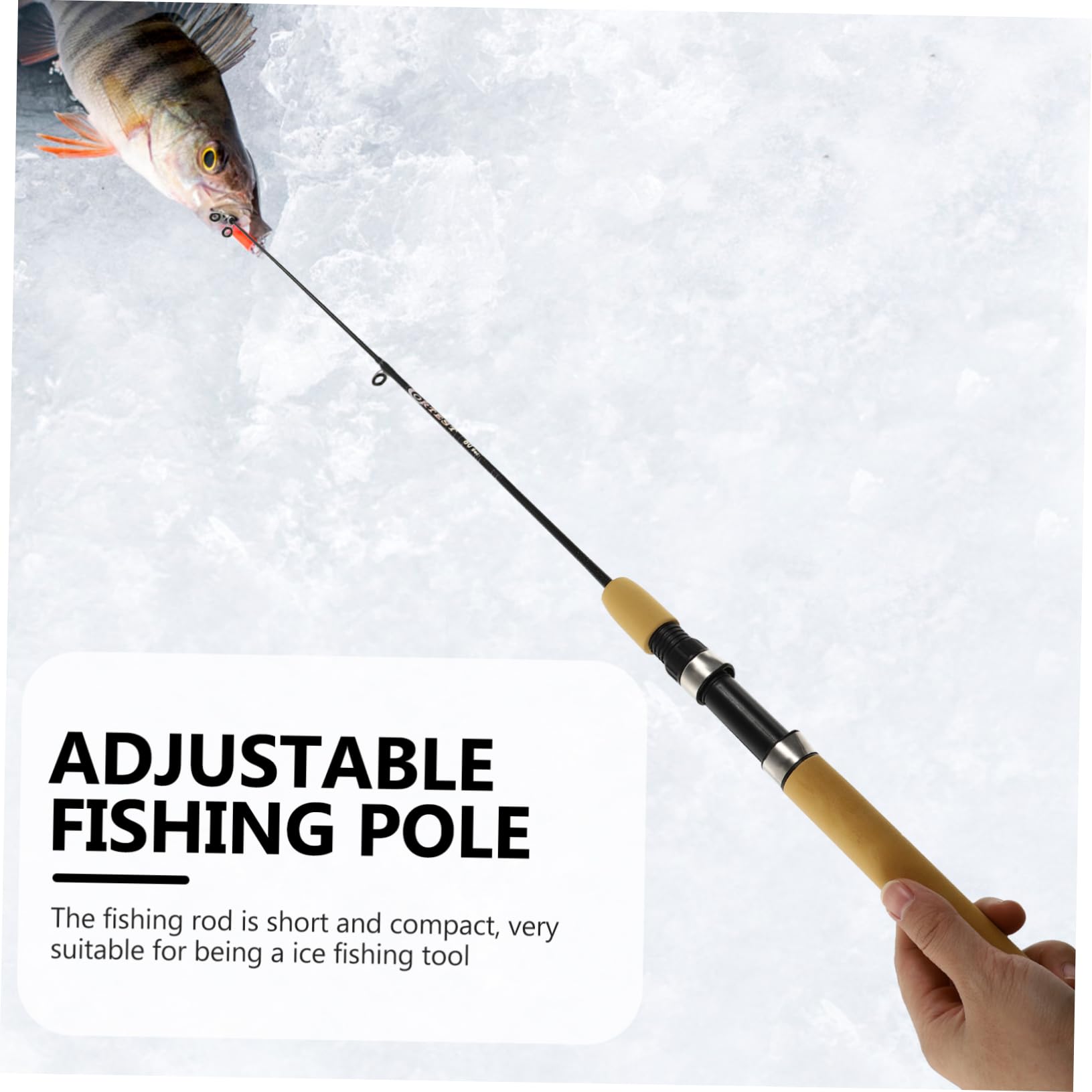 **Ice Fishing Rod with Float - Far Sea Fishing Pliers & Magnet Fishing Kit - Complete Fishing Gear Set for Ice, Saltwater & Magnet Fishing - Perfect for Winter Ice Fishing, Deep Sea Angling & Treasure Hunting**