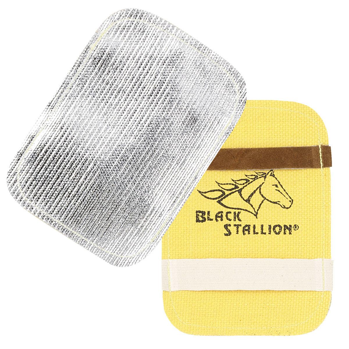 Black Stallion Standard Aluminized Fiberglass Glove Backpad - Heat Resistant Hand Protection for Welding, Grinding & Metalworking - Ideal for DIY, Construction & Industrial Safety Use