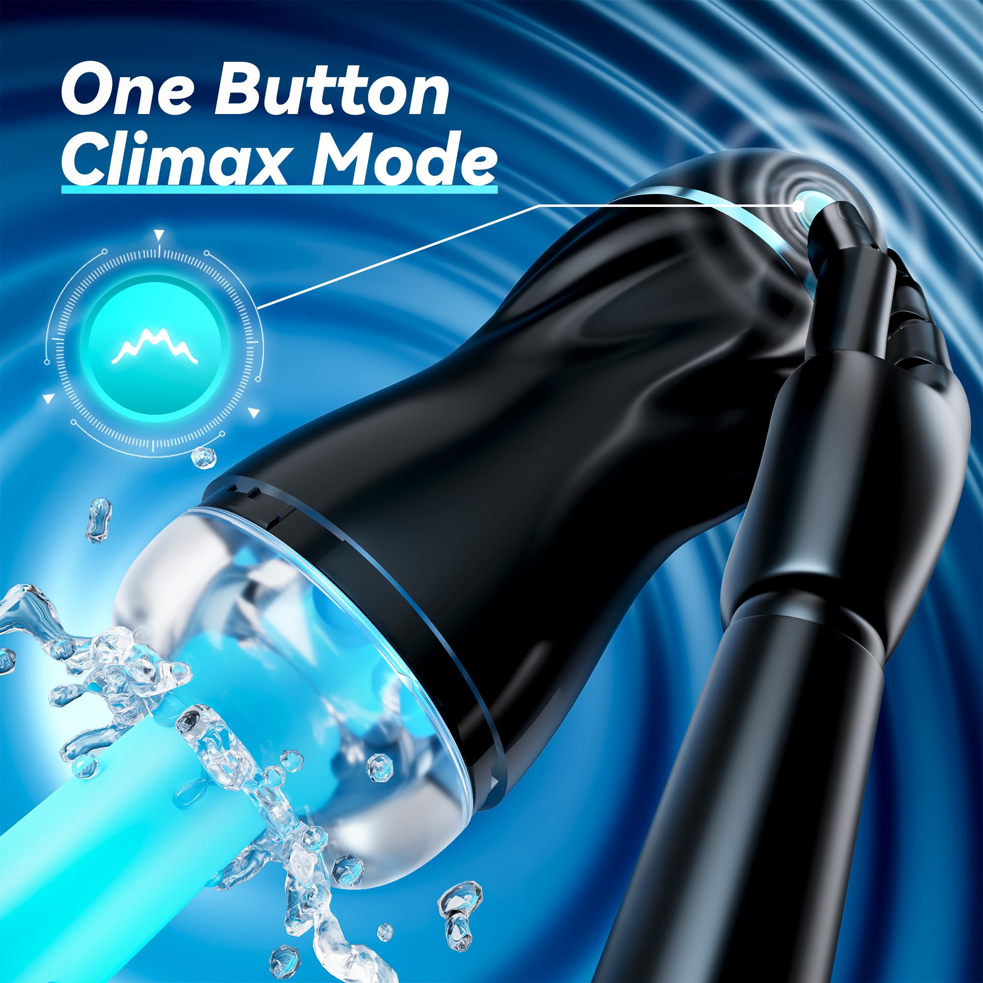 Upgraded Automatic Male Masturbator - 7 Vibration & Suction Modes, Hands-Free Pocket Pussy with 3D Realistic Texture | Blowjob Toy for Men | Adult Sex Toys for Solo Pleasure & Couples Play | Perfect for Travel, Discreet Use & Enhancing Intimacy