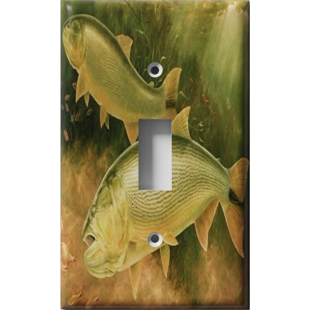 Decorative Light Switch Cover - Single Toggle Wall Plate for Home Decor