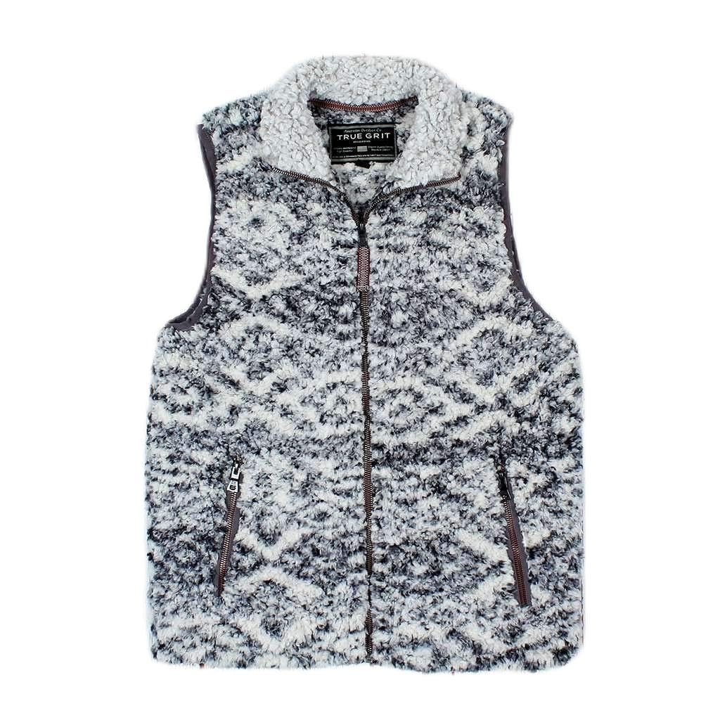 True Grit Melange Texture Fur Zip Cardi Vest by Dylan - Cozy Winter Fashion for Women, Perfect for Outdoor Activities & Casual Wear