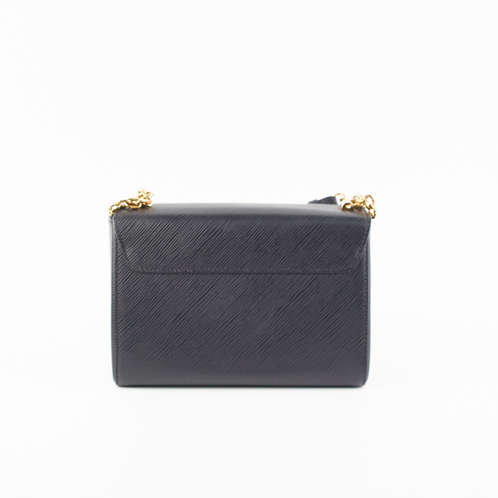 Louis Vuitton Twist MM Black Leather Handbag - 18/7 Luxury Designer Crossbody Bag for Women, Perfect for Work, Travel & Evening Events