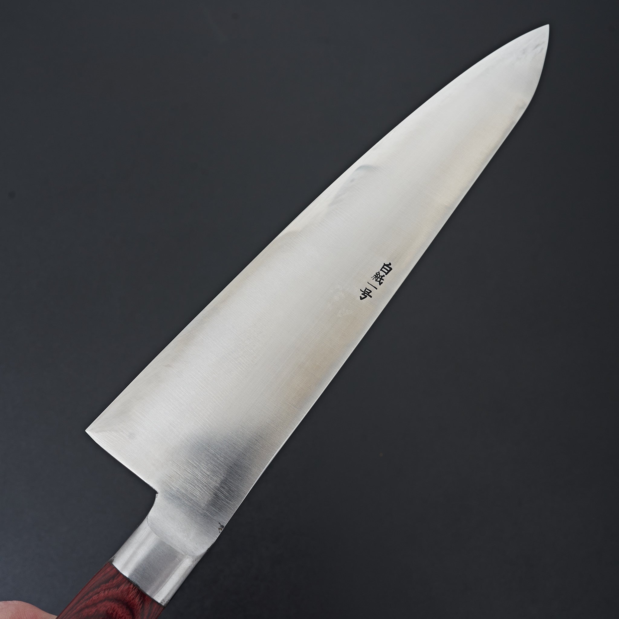 Premium Kogetsu White #1 Gyuto 240mm Japanese Chef Knife with Wine Pakka Handle - Professional Kitchen Tool for Sushi, Meat Cutting & Vegetable Chopping
