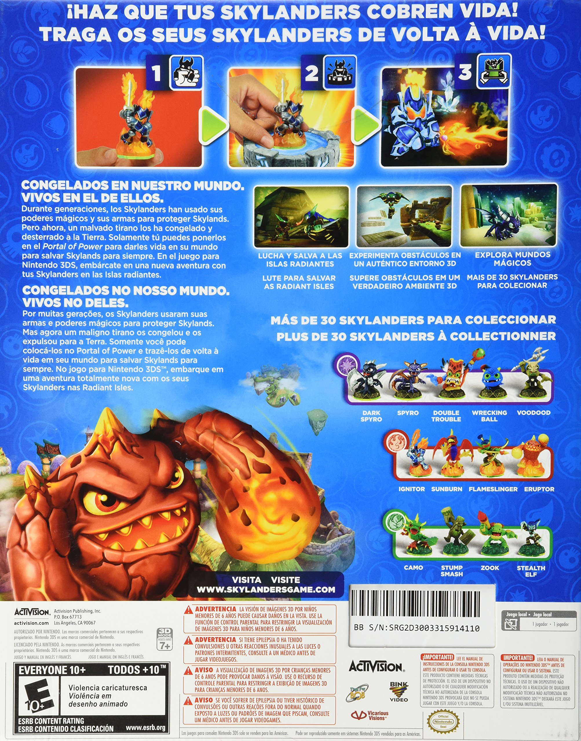 Skylanders Spyro's Adventure Game for Nintendo 3DS - Action-Packed Adventure Game for Kids & Collectors | Perfect for Family Game Nights & Travel Entertainment