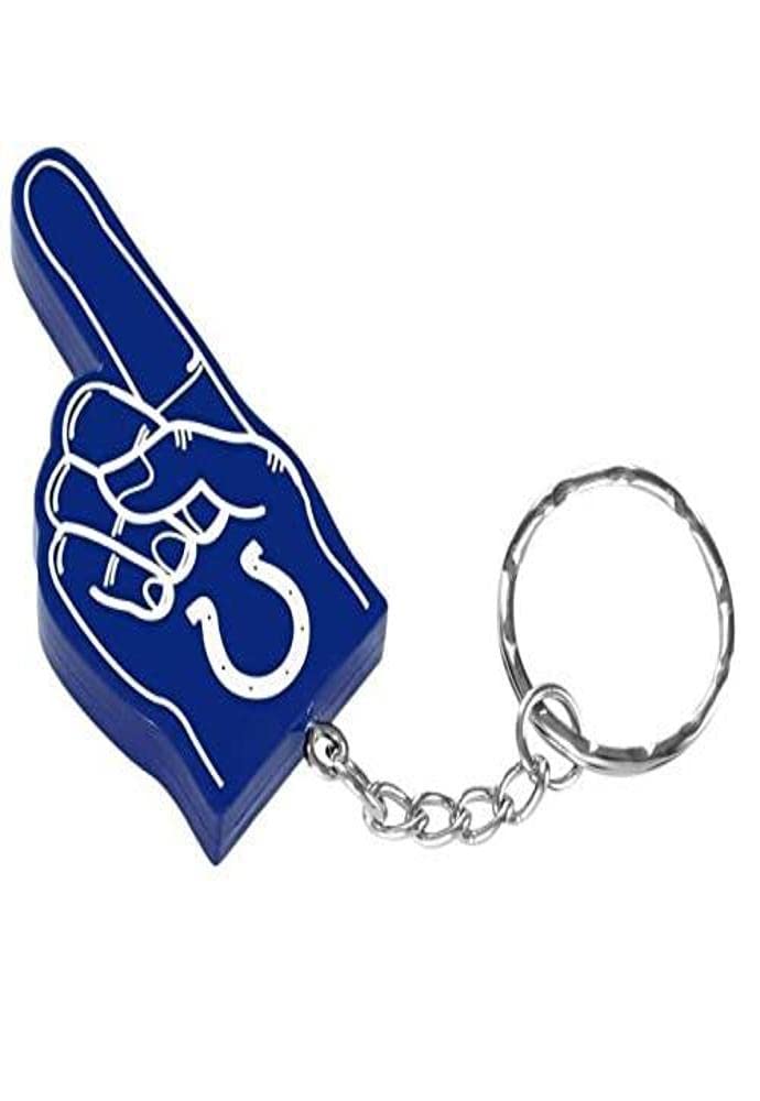 FOCO NFL #1 Team Logo Unisex Finger Keychain - Perfect for Football Fans, Keyring Accessories, and Game Day Gifts