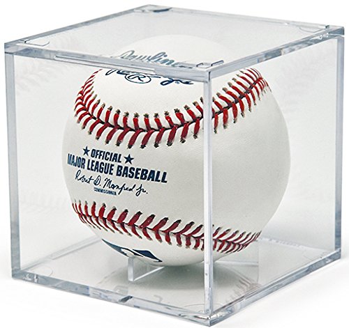 Premium 6-Pack Acrylic Baseball Display Cases with UV Protection – Crystal Clear 2-Piece Design for Regular Size Baseballs – Perfect for Sports Memorabilia, Collectibles & Home Decor