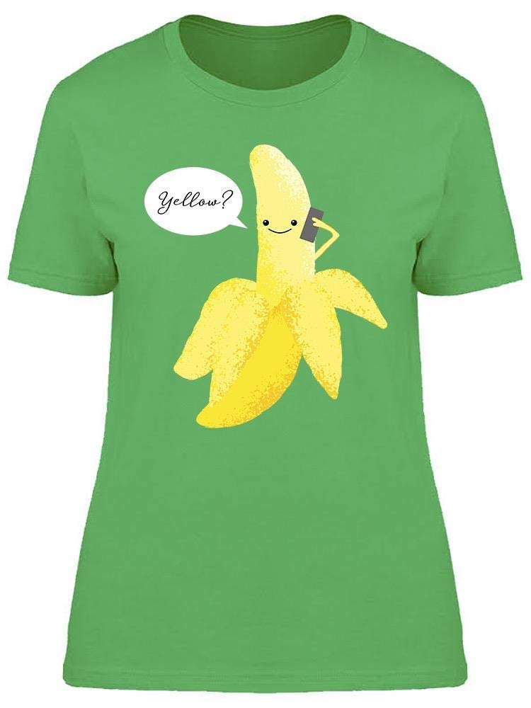 Banana Print Women's T-Shirt - Funny Cute Graphic Tee for Casual Wear & Summer Outfits