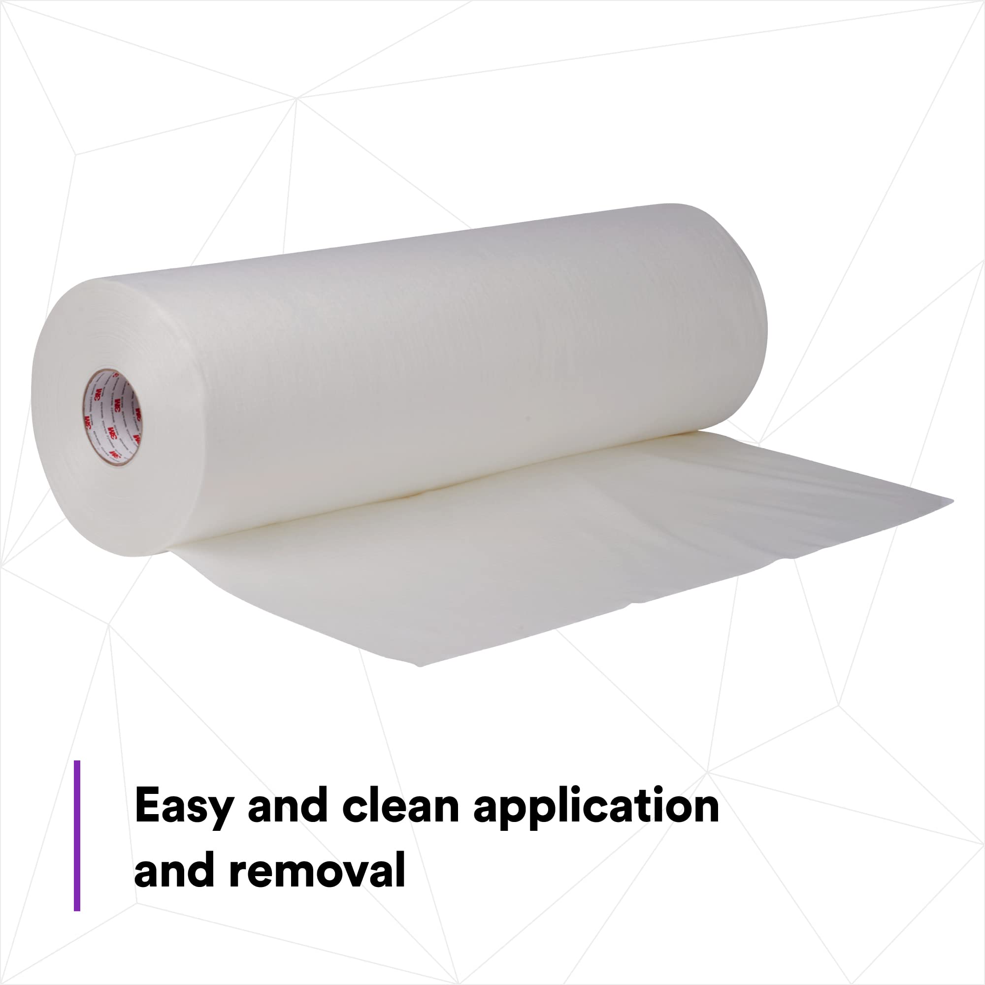 3M Dirt Trap Protection Material 37852 - Gray Nonwoven Overspray Protection Roll (28