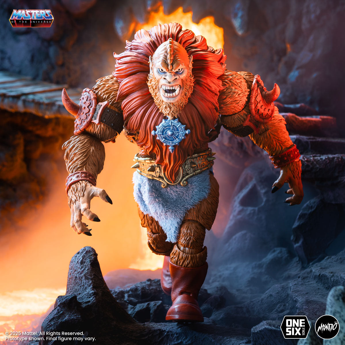 Masters of the Universe Beast Man 1/6 Scale Action Figure - Classic Variant Collectible Toy for Display & Play | Perfect for Fans, Collectors, and Home Decor