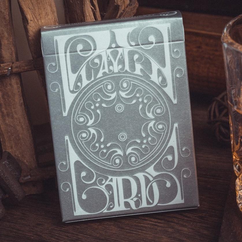Dan and Dave Smoke & Mirrors V8 Silver Standard Edition Playing Cards – Premium Magic Tricks, Cardistry & Collectible for Performers and Enthusiasts | Perfect for Close-up Magic, Card Flourishes, and Gifts