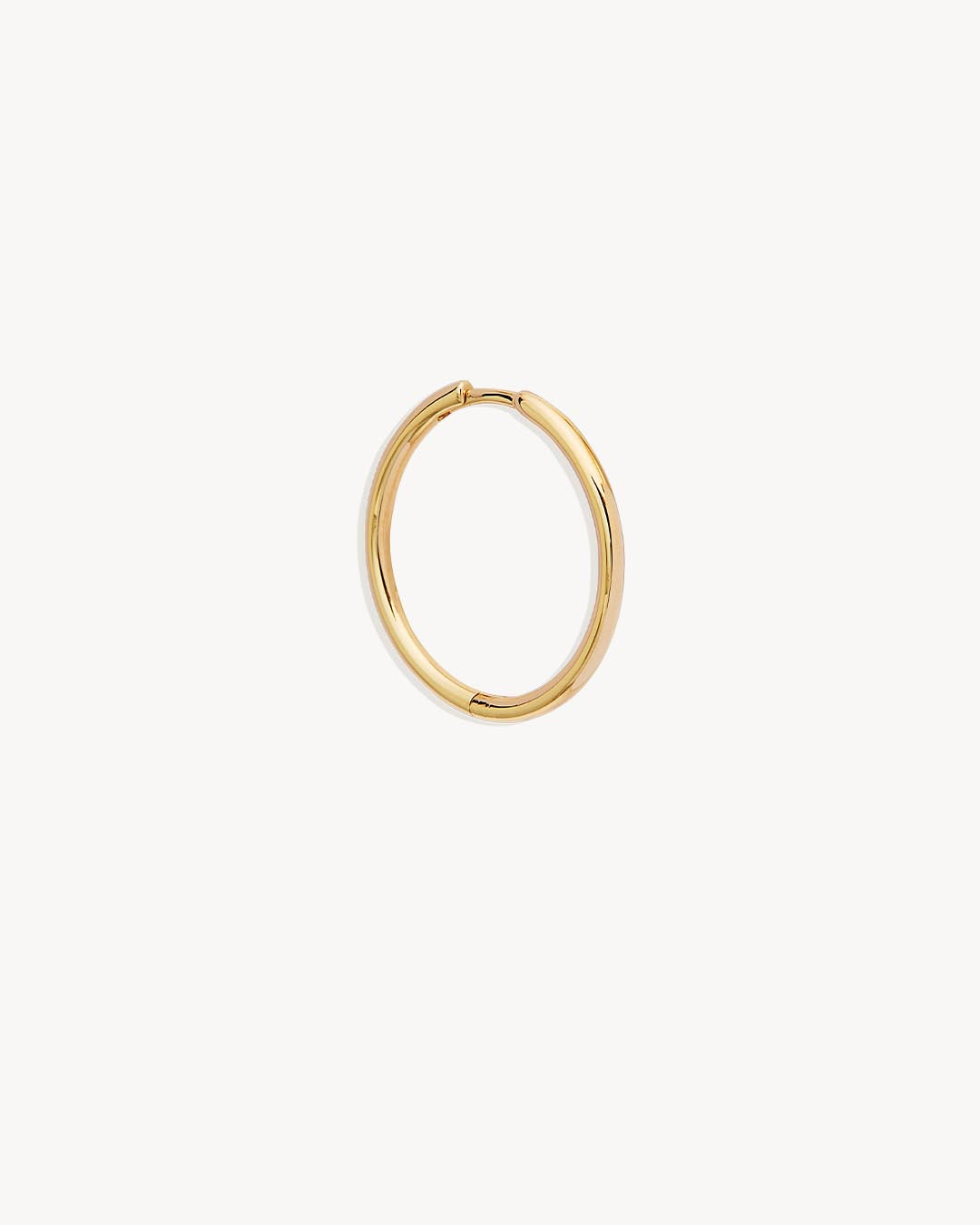 14K Solid Gold Sleeper Hoop Earrings - 9mm, 11mm, 13mm Sizes - Hypoallergenic Comfort Fit for Everyday Wear & Sensitive Ears