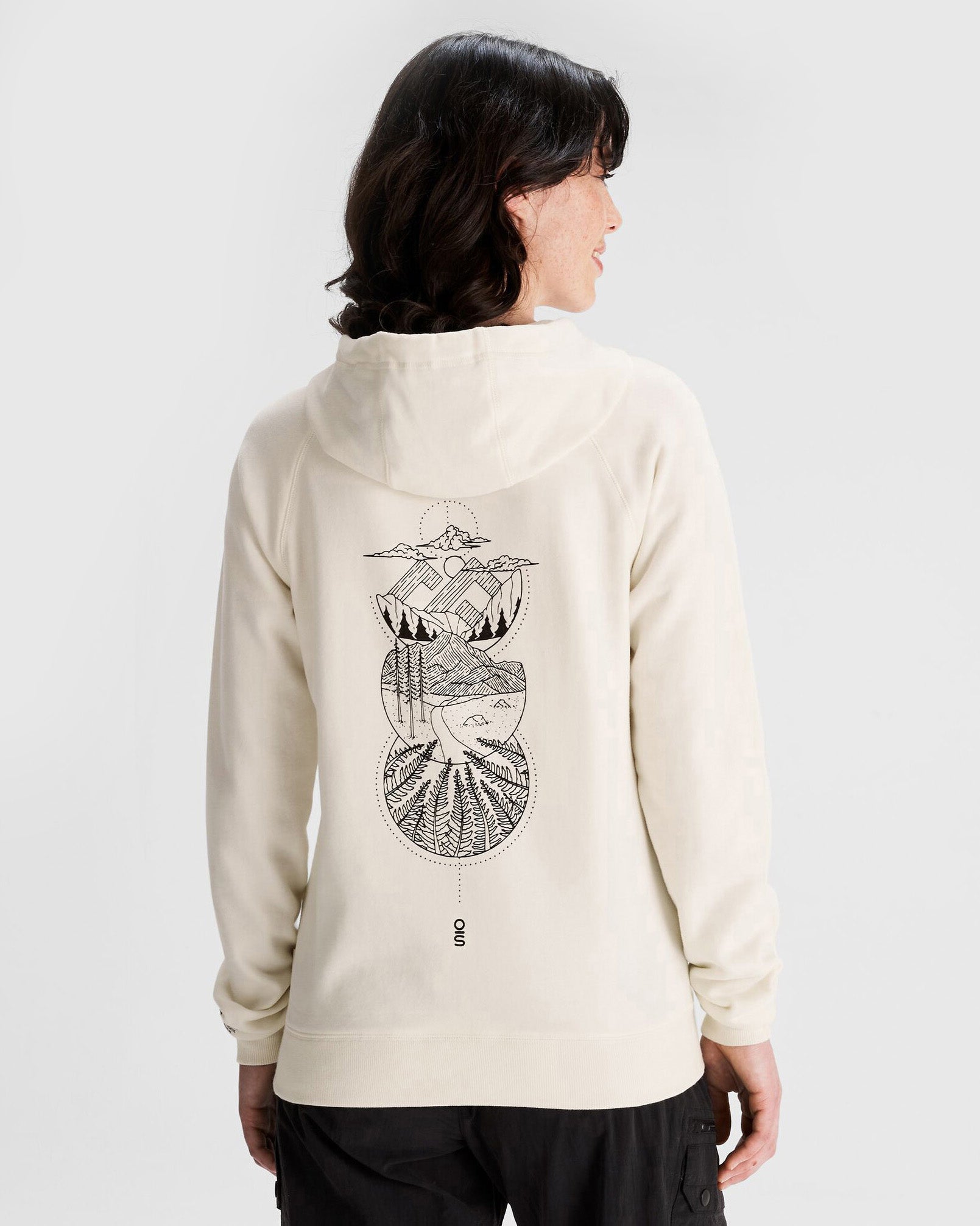 O.Smither Women's BB Hoodie - Soft & Cozy Natural Pullover for Casual Wear, Lounge & Outdoor Activities