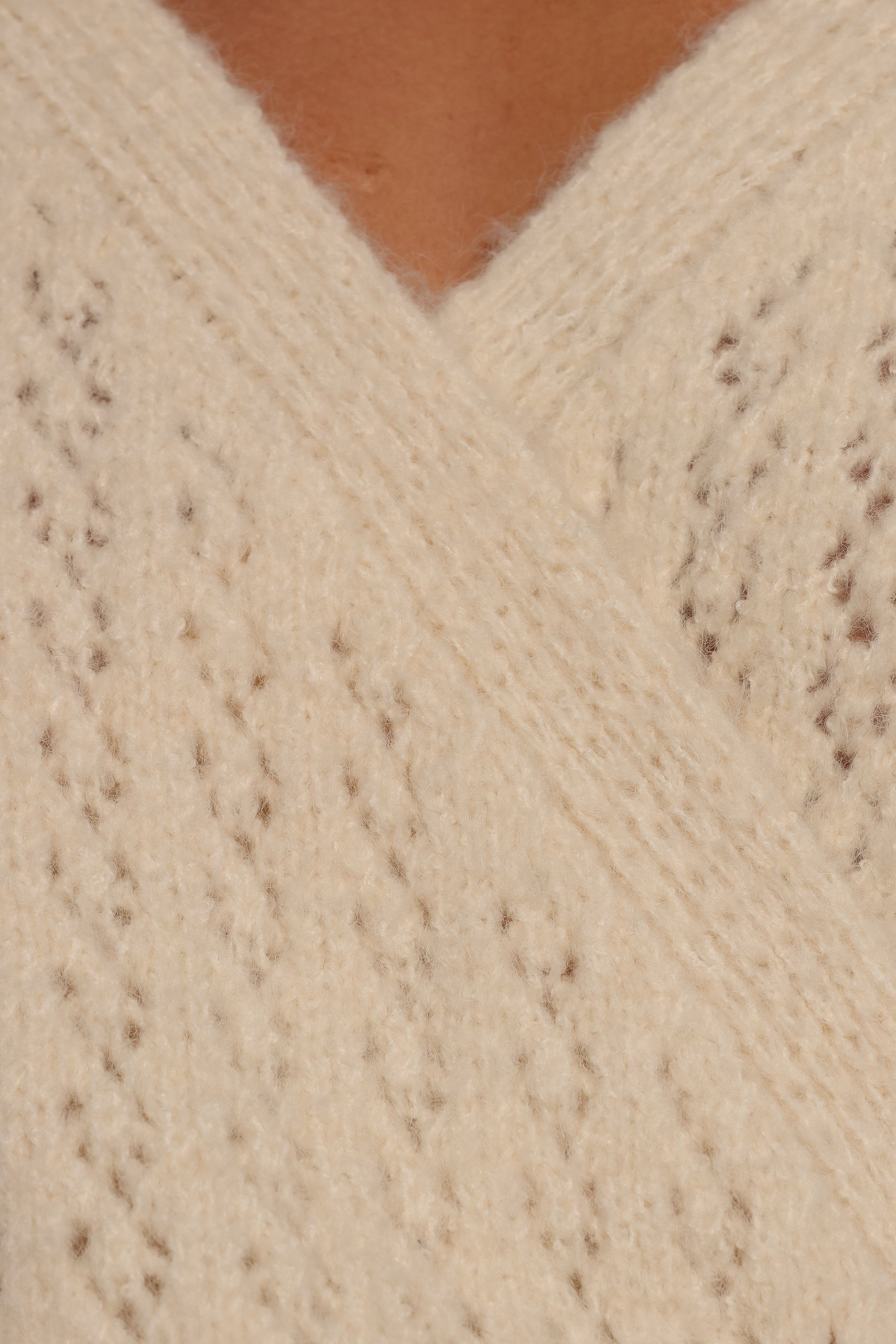 Etta Women's Ballet Wrap Knit Sweater - Soft Cream Cardigan for Dancers & Everyday Wear | Perfect for Dance Class, Office & Casual Outfits