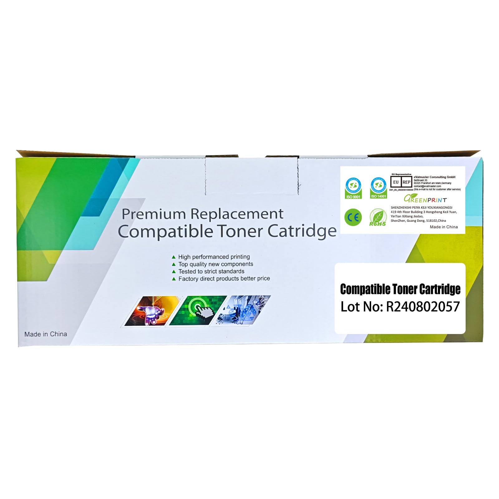 High Yield Xerox C400/C405 Toner Cartridge - 4 Colors, 10.5K Black & 8K CMY Pages - for Office & Home Printing