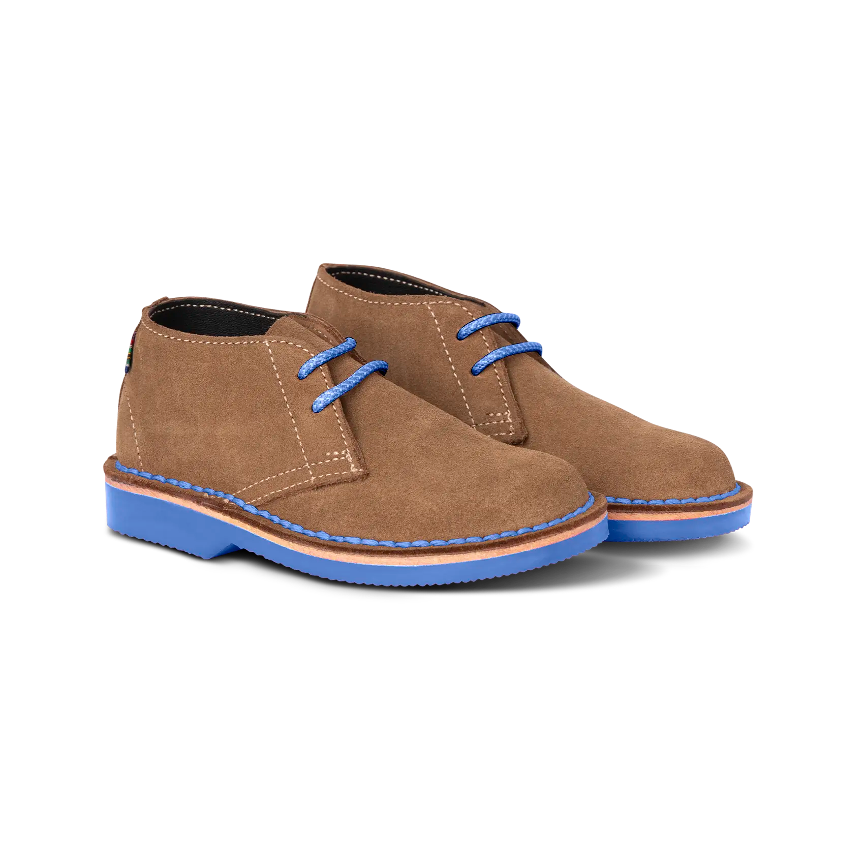 Veldskoen Kids Eddie the Elephant Shoes - Comfortable Blue Sole Sneakers for Boys & Girls | Perfect for School, Play & Outdoor Adventures