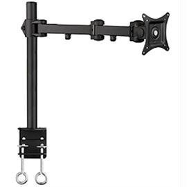 SIIG Articulating Monitor Mount for 13-27 Inch Screens - Adjustable VESA Desk Stand (Brown) - Perfect for Home Office, Gaming & Workspace Setup